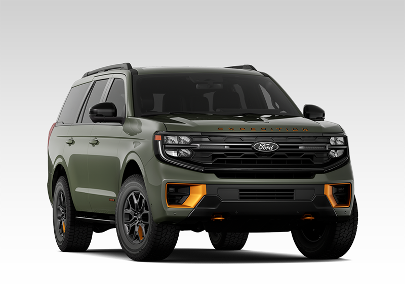 Front three-quarter view of a 2025 Ford Expedition® TREMOR® SUV