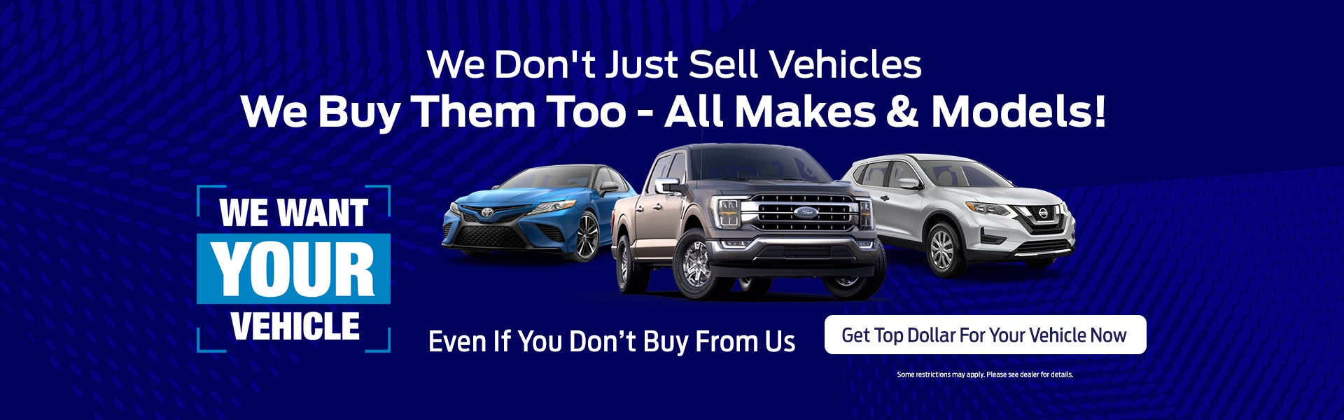 We Buy Vehicles